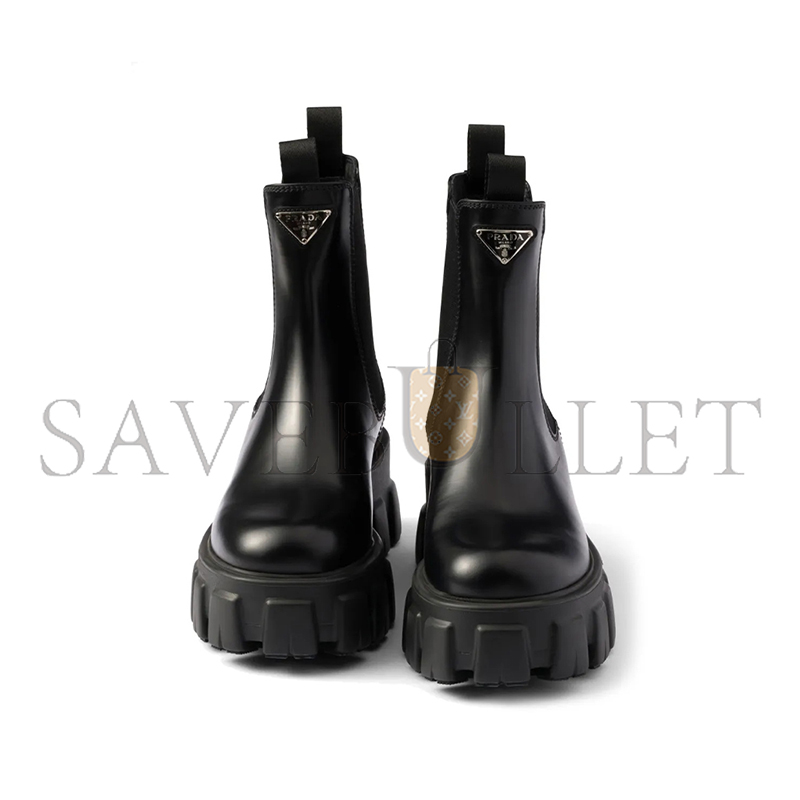 Pra*a monolith leather chelsea boots